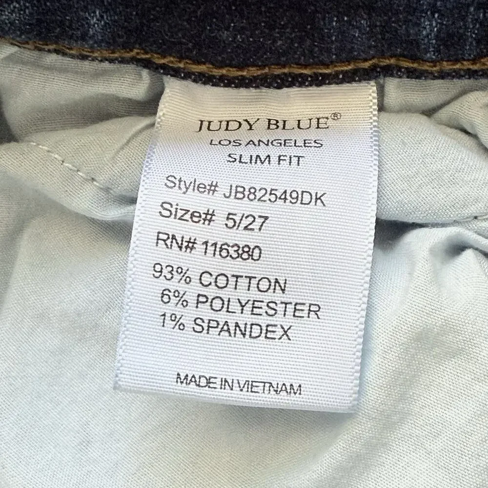 Judy Blue Jeans Womens Size 5/27 Slim Fit Stretch Comfort Capsule